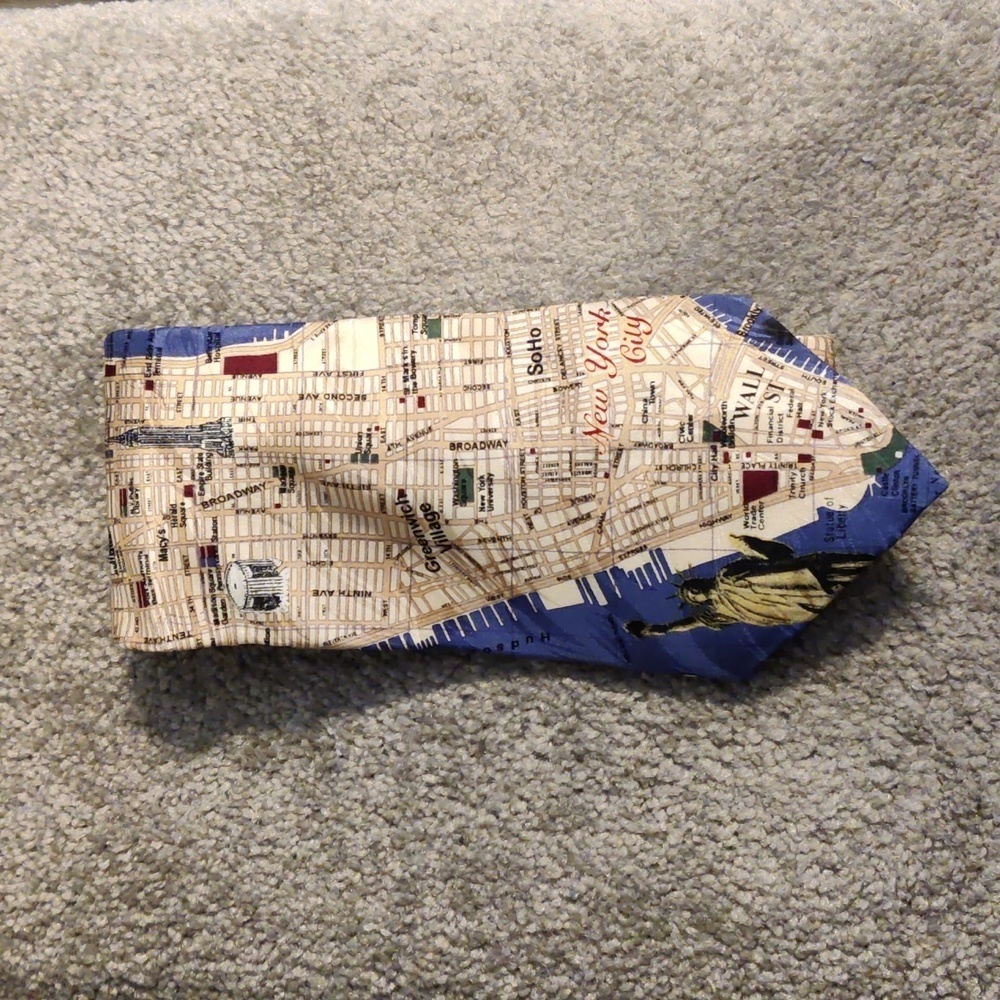 Museum Artifacts New York City Silk Tie